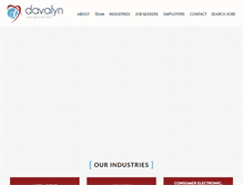 Tablet Screenshot of davalyncorp.com